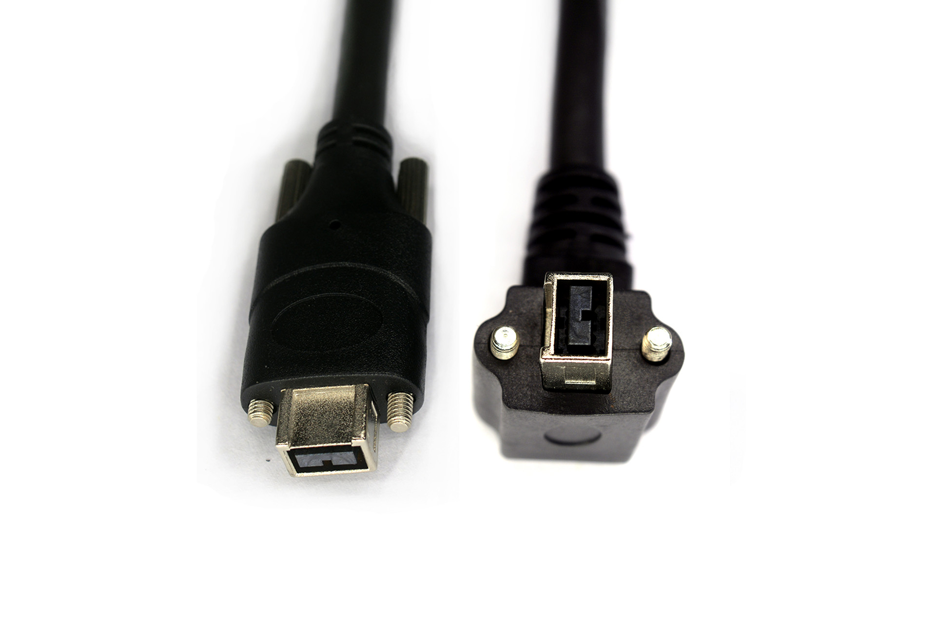 Firewire 9 pin R / a right cable with Lock Screw